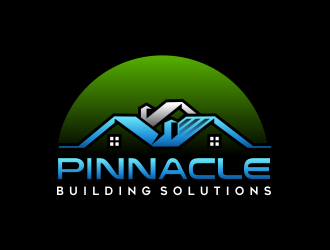 pinnacle building solutions logo design by AisRafa