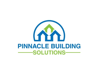 pinnacle building solutions logo design by emyjeckson