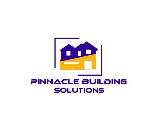 pinnacle building solutions logo design by ElonStark