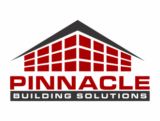 pinnacle building solutions logo design by jm77788