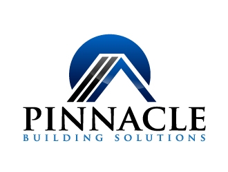 pinnacle building solutions logo design by Dawnxisoul393