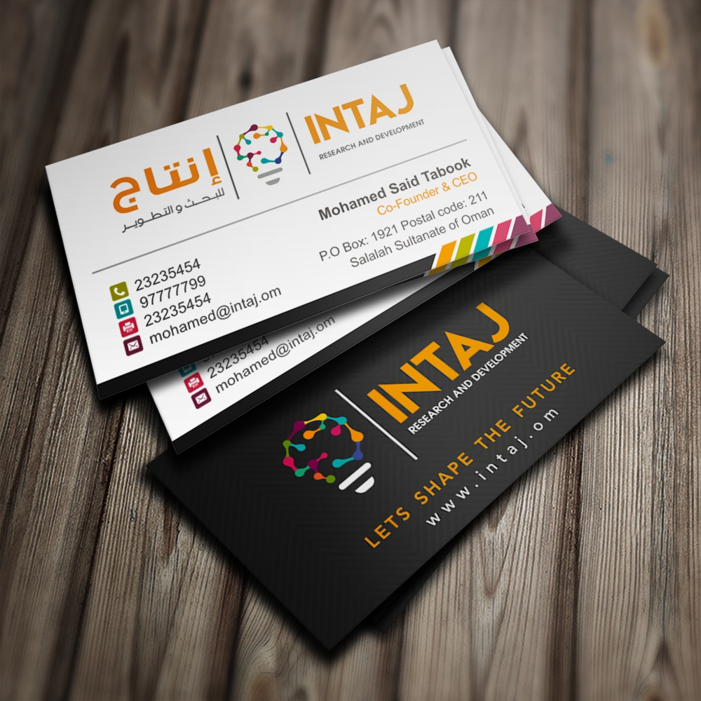 Intaj Research and Development logo design by Kindo