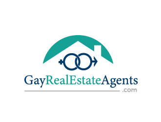 www.GayRealEstateAgents.com logo design by grea8design