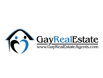 www.GayRealEstateAgents.com logo design by Dawnxisoul393
