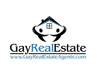 www.GayRealEstateAgents.com logo design by Dawnxisoul393