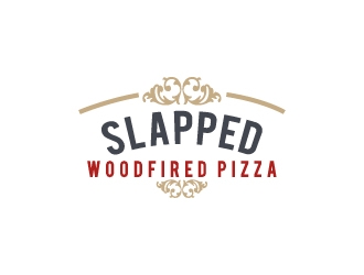 Slapped Woodfired Pizza logo design by onep