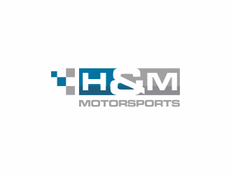 H&M Motorsports logo design by haidar