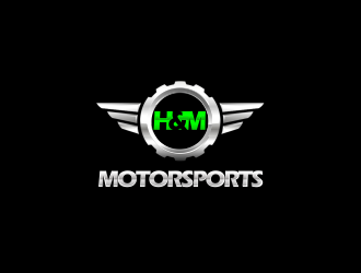 H&M Motorsports logo design by YONK