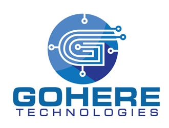 GOHERE Technologies logo design by logoguy