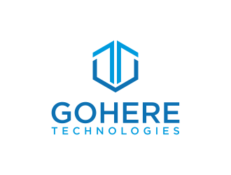 GOHERE Technologies logo design by RIANW