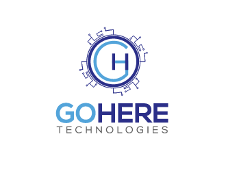 GOHERE Technologies logo design by JoeShepherd