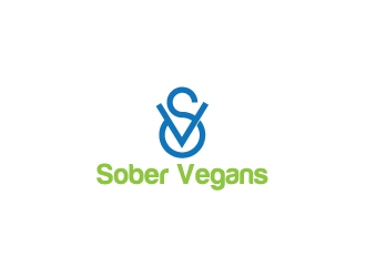 Sober Vegan / Sober Vegans logo design by Creativeart