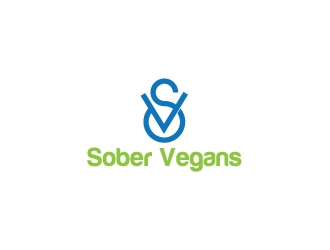 Sober Vegan / Sober Vegans logo design by Creativeart