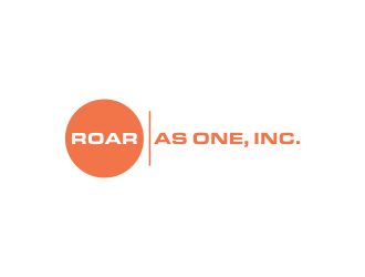 ROAR As One, Inc. logo design by FriZign