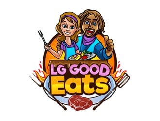 LG Good Eats logo design by DreamLogoDesign