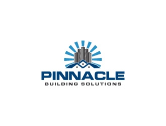 pinnacle building solutions logo design by Alphaceph