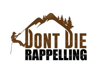 Dont Die Rappelling logo design by DreamLogoDesign