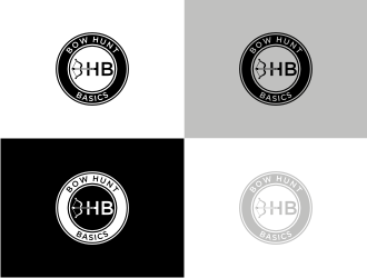 BHB bow hunt basics logo design by .::ngamaz::.