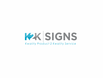K2K SIGNS logo design by haidar