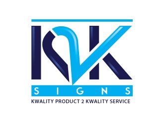 K2K SIGNS logo design by sanu