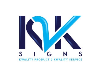 K2K SIGNS logo design by sanu
