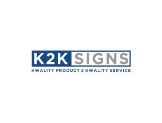 K2K SIGNS logo design by bricton