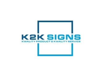 K2K SIGNS logo design by bricton