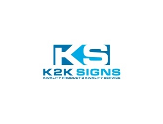 K2K SIGNS logo design by bricton