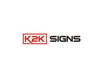 K2K SIGNS logo design by R-art