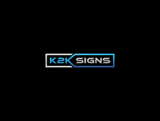 K2K SIGNS logo design by eagerly