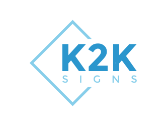 K2K SIGNS logo design by tukangngaret