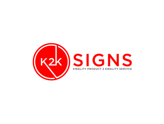 K2K SIGNS logo design by yeve