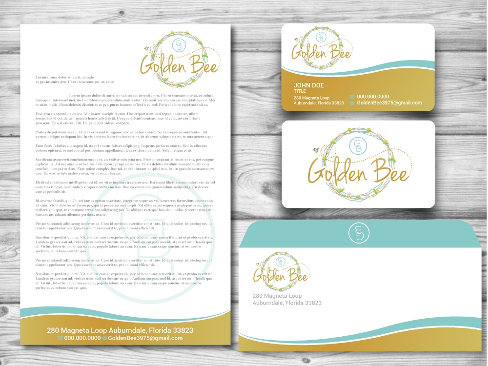 Golden Bee logo design by jaize