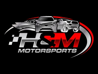 H&M Motorsports logo design by jaize