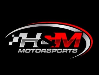 H&M Motorsports logo design by jaize