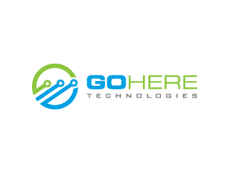 GOHERE Technologies logo design by pencilhand