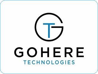 GOHERE Technologies logo design by 48art
