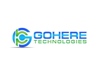 GOHERE Technologies logo design by pixalrahul