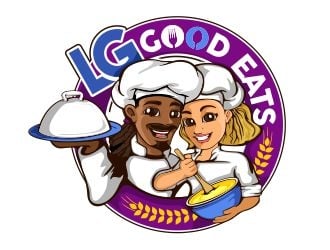 LG Good Eats logo design by veron