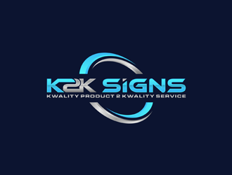 K2K SIGNS logo design by alby