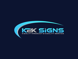 K2K SIGNS logo design by alby