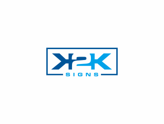 K2K SIGNS logo design by goblin