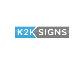 K2K SIGNS logo design by ndaru