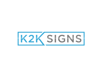 K2K SIGNS logo design by ndaru