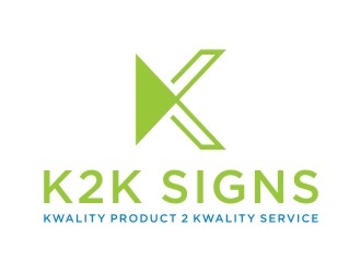 K2K SIGNS logo design by Franky.