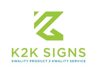 K2K SIGNS logo design by Franky.