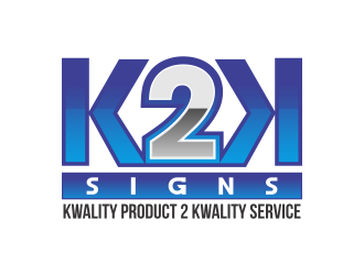 K2K SIGNS logo design by perf8symmetry