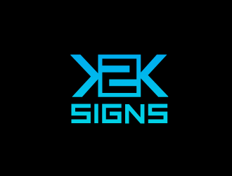 K2K SIGNS logo design by DPNKR