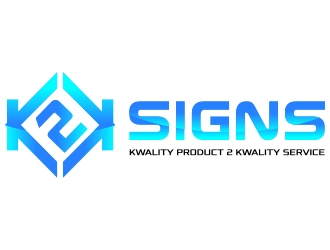 K2K SIGNS logo design by mcocjen