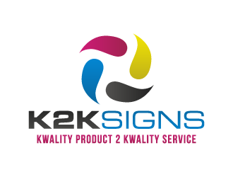 K2K SIGNS logo design by akilis13